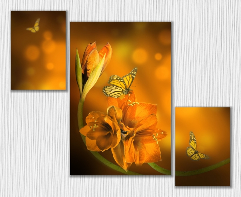 Арт. МК0440 "Цветы и бабочки"
