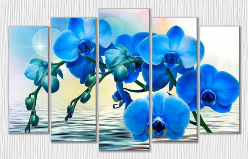 Арт. МК0194 "Синие орхидеи"