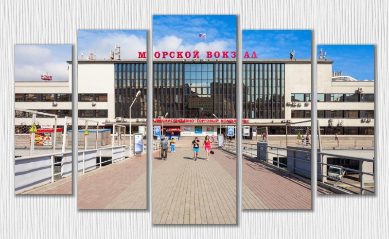Арт. МК0136 "Морской вокзал Владивостока"